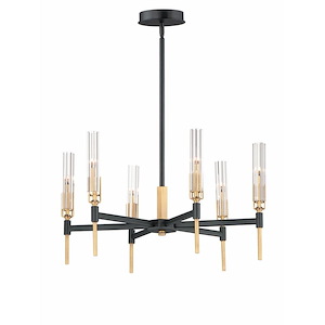 Flambeau-10.8W 6 LED Chandelier-24.75 Inches wide by 14 inches high - 1213569