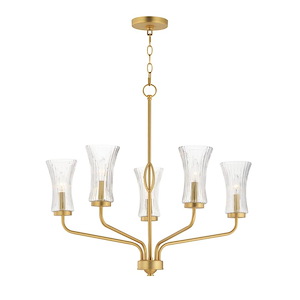 Camelot - 5 Light Chandelier-16.75 Inches Tall and 28.25 Inches Wide - 1311056