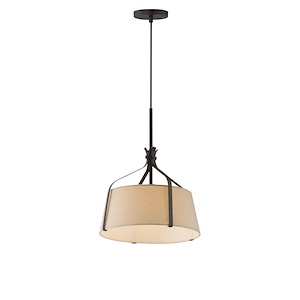 Bandera - 1 Light Pendant-18.5 Inch Tall and 14.5 Inch Wide - 1377226