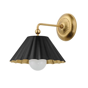 Primrose - 1 Light Wall Sconce-11 Inches Tall and 10 Inches Wide - 1326574