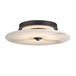 Quarry - 16W 1 LED Flush Mount-4.5 Inches Tall and 15 Inches Wide