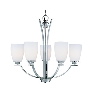 Rocco-Five Light Chandelier in Modern style-24 Inches wide by 22.25 inches high