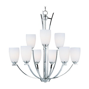 Rocco-Nine Light 2-Tier Chandelier in Modern style-32 Inches wide by 32 inches high