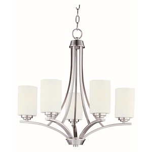 Deven - 5 Light Chandelier In Modern Style-23 Inches Tall and 24 Inches Wide - 1090284
