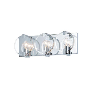 Looking Glass-3 Light Wall Sconce-18.25 Inches wide by 6.5 inches high - 1213822