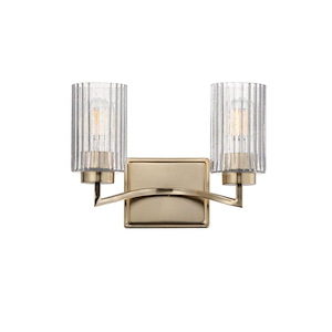 Rigata - 2 Light Wall Sconce-9.25 Inches Tall and 13.75 Inches Wide - 1342396