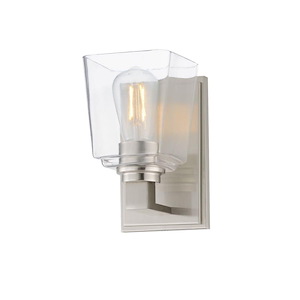 Cubos - 1 Light Wall Sconce-8.25 Inch Tall and 4.75 Inch Wide - 1369782
