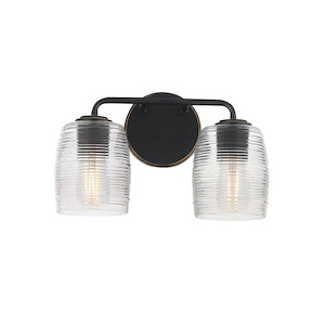 Honey - 2 Light Wall Sconce-8.25 Inch Tall and 14 Inch Wide - 1377244