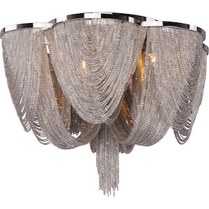 Chantilly-Six Light Flush Mount in Modern style-18 Inches wide by 13 inches high - 284747
