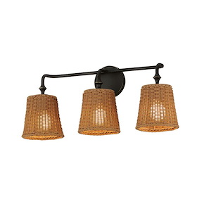 Baja - 3 Light Bath Vanity-10 Inch Tall and 24.25 Inch Wide - 1369788