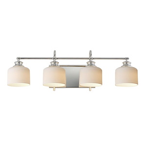Bisque - 4 Light Bath Vanity-10 Inch Tall and 32 Inch Wide