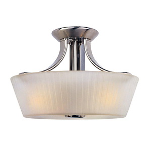 Finesse-Three Light Semi-Flush Mount in Transitional style-13.25 Inches wide by 9 inches high - 229771