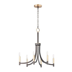 Lyndon-6 Light Chandelier-28 Inches wide by 26.5 inches high - 929757