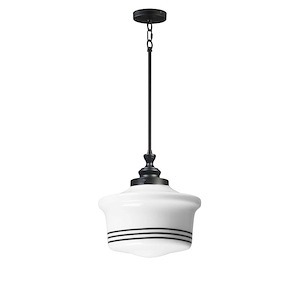 Eureka - 1 Light Pendant-15.75 Inch Tall and 13.75 Inch Wide - 1369797