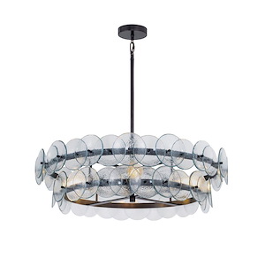 Loren - 6 Light Chandelier-9 Inches Tall and 32 Inches Wide - 1342404