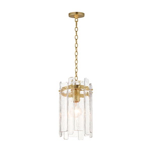 Warren - 1 Light Pendant-12 Inch Tall and 7.5 Inch Wide - 1369799