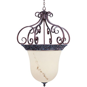 Apollo-Six Light Entry Foyer Pendant in Mediterranean style-33 Inches wide by 47 inches high