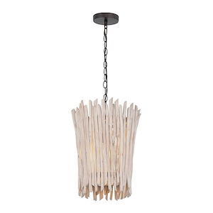 Baywood - 1 Light Pendant-18 Inches Tall and 14 Inches Wide - 1342408