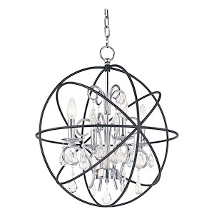 Orbit-Four Light Chandelier in Modern style-19 Inches wide by 21.5 inches high - 396018