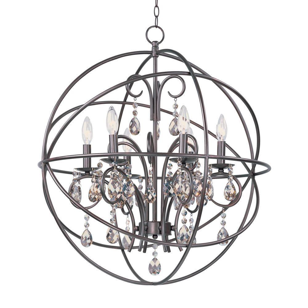 Maxim Lighting - 25144OI - Orbit-Six Light Chandelier in Modern