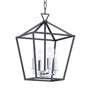Abode-Four Light Chandelier-12 Inches wide by 18 inches high - 882509