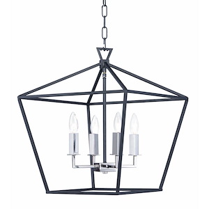 Abode-Four Light Chandelier-17.75 Inches wide by 20.75 inches high