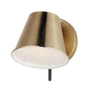 Carlo - 6W 1 LED Wall Sconce-6.5 Inches Tall and 5.5 Inches Wide - 1265853