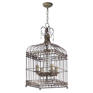 Gisele-Four Light Pendant-12.5 Inches wide by 25.5 inches high