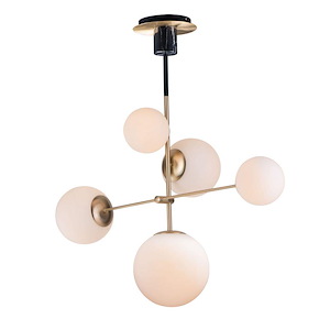 Maxim Lighting - 26036SWSBRBK - Vesper - 4 Light Linear Pendant