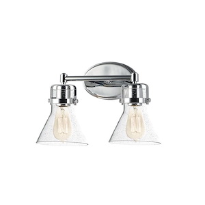 Seafarer - 12W 2 LED Bath Vanity with Bulb In Traditional Style-10 Inches Tall and 15 Inches Wide - 1311079