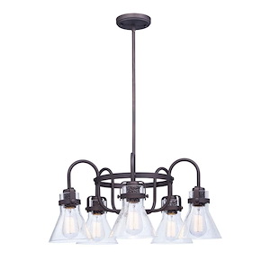 Seafarer - 30W 5 LED Chandelier with Bulb In Traditional Style-10.75 Inches Tall and 23.75 Inches Wide - 1311083