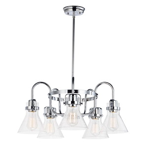 Seafarer-Five Light Chandelier-23.75 Inches wide by 10.75 inches high - 702551