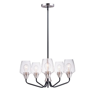 Goblet-5 Light Chandelier-23 Inches wide by 12.25 inches high
