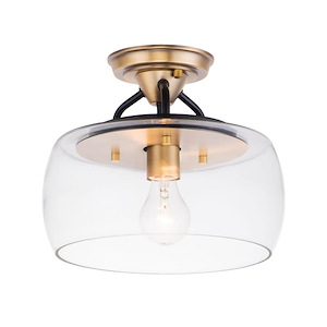 Goblet-1 Light Semi-Flush Mount-11 Inches wide by 9.25 inches high - 1027550