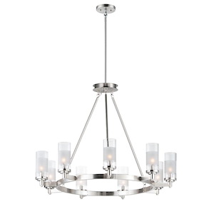 Crescendo-9 Light Chandelier-35 Inches wide by 26 inches high - 1213573