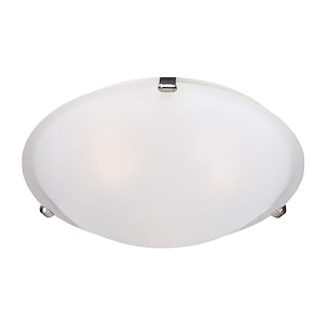 Malaga-3 Light Flush Mount in Transitional style-16 Inches wide by 4 inches high - 1090299