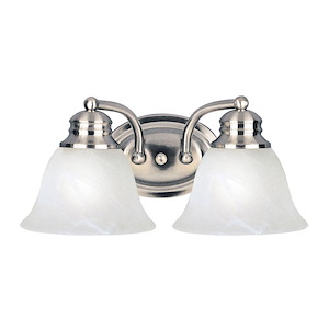 Malaga-2 Light Bath Vanity in Transitional style-13.25 Inches wide by 6 inches high - 64971