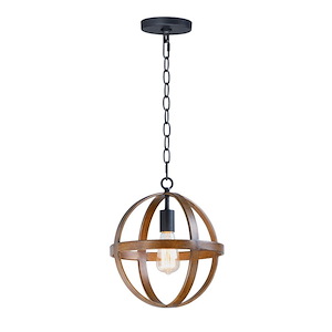 Compass-1 Light Pendant-12 Inches wide by 13.75 inches high - 1024548