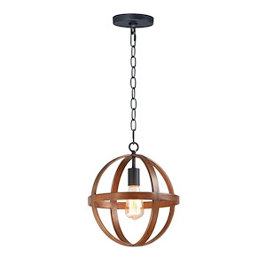Compass-1 Light Pendant-12 Inches wide by 13.75 inches high - 1024548