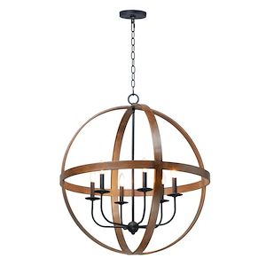 Compass-6 Light Pendant-30 Inches wide by 32.75 inches high - 1024552