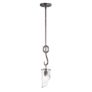 Citadel-1 Light Mini Pendant-5.25 Inches wide by 22 inches high