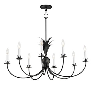 Paloma - 8 Light Chandelier-17.5 Inches Tall and 36 Inches Wide