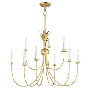 Paloma - 9 Light Chandelier-28 Inches Tall and 36 Inches Wide - 1284092