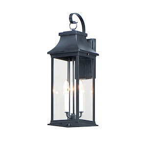 Vicksburg - 3 Light Large Outdoor Wall Sconce - 24 Inches Tall and 8 Inches Wide - 1213896