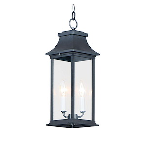 Vicksburg-2 Light Outdoor Hanging Lantern-6.75 Inches wide by 18.5 inches high - 1213857