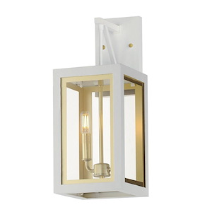 Neoclass - 2 Light Outdoor Wall Mount-18 Inches Tall and 7 Inches Wide