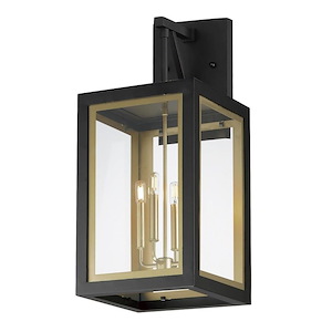 Neoclass - 4 Light Outdoor Wall Mount-29 Inches Tall and 12 Inches Wide