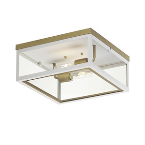 Neoclass - 2 Light Outdoor Flush Mount-5 Inches Tall and 13 Inches Wide - 1265872