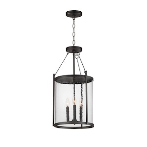 Belfry - 3 Light Outdoor Pendant-16.5 Inch Tall and 13 Inch Wide - 1377284