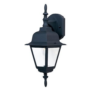 Cast-1 Light Outdoor Wall Lantern in Early American style-8 Inches wide by 17 inches high - 1213580